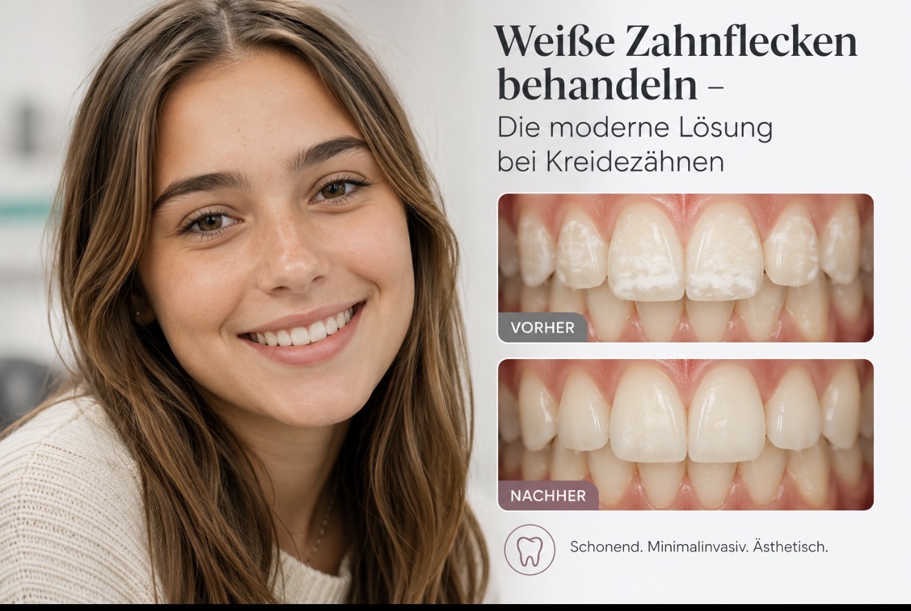 junge frau oder mädchen nach behandlung von zahnflecken nach kfo